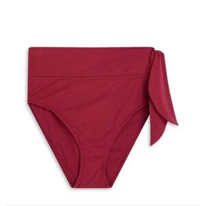 Zimmermann Maroon Separates Sculpt Tie Pant Size US 6-8 Premium European Fabric